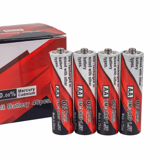 R6 AA Um-3 High Performance Battery Cell Primary Battery 1.5V Consumer Electronics/Power Tool Battery