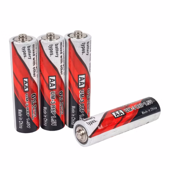 R6 AA Um-3 High Performance Battery Cell Primary Battery 1.5V Consumer Electronics/Power Tool Battery