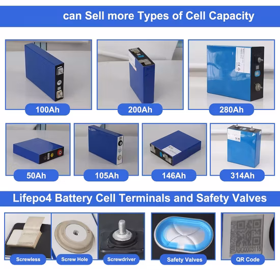Grade a+ Prismatic Li-ion Battery 280ah Rechargeable LiFePO4 Battery Lithium Ion Battery Solar for Home Appliances, Consumer Electronics