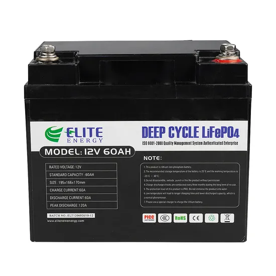 Bateria de íon de lítio de fábrica 12V 60ah Bateria 12,8V LiFePO4 para armazenamento de energia solar/RV/carrinho de golfe/campista/iate/RV/veículos recreativos/luz LED