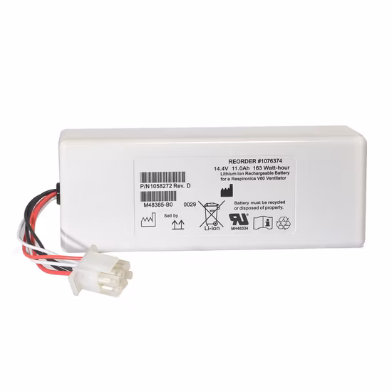 para Philips V60 V60s Respironics V60 V60s 1058272 1076374 Bateria Médica