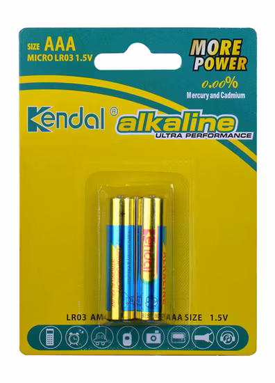 Pilhas alcalinas AAA de 1,5 V adequadas para eletrônicos de relógio e mouse com controle remoto de brinquedo